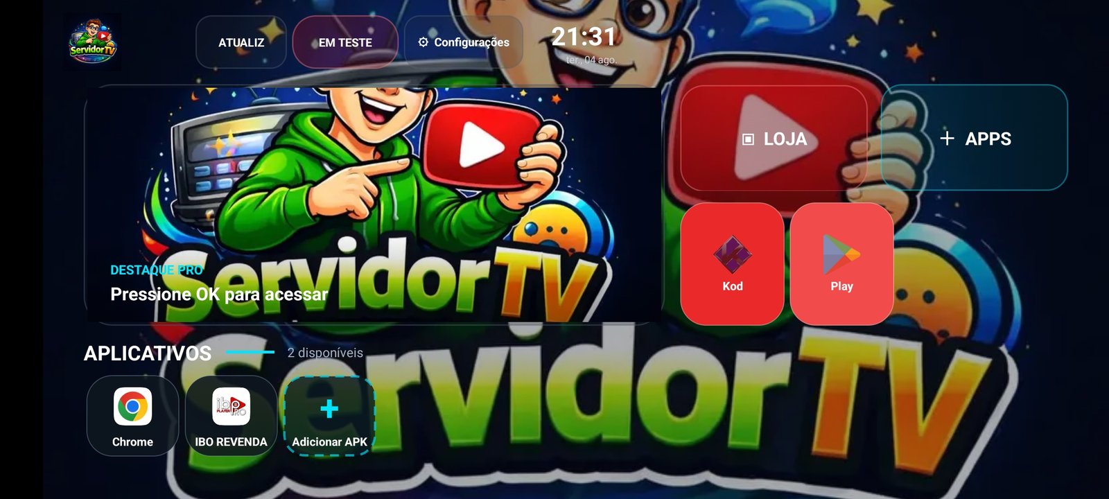 Imagem do app